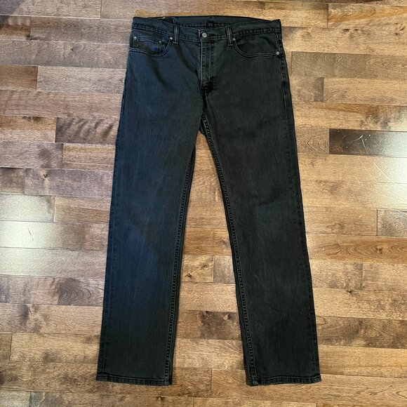 Levi’s 559 Relaxed Straight Jeans Black Denim Men’s W36 L34 Made in Colombia - Picture 4 of 8